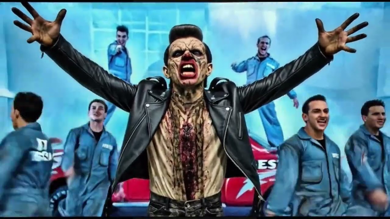 The pinstripes do Grease Lightning