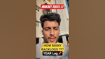 How many Subjects=YEAR LAG in MAKAUT❓😱 #makaut #shorts #viral