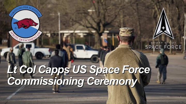 Lt Col Capps US Space Force Commissioning