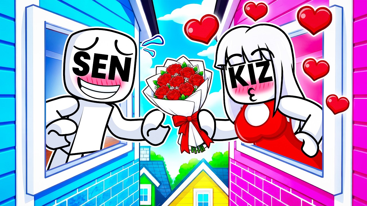 TAKINTILI KOMŞUNUN SANA AŞKI VAR! - Roblox Snapchat