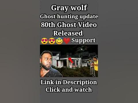 Gray wolf vasu 80th Ghost hunting video updates 😍 | Ghost hunting