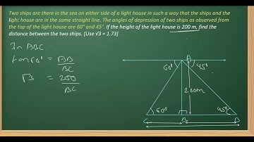 SOME APPLICATIONS OFTRIGONOMETRYNCERT SOLUTIONS CHAPTER 9EXERCISE 9.1, CLASS 10