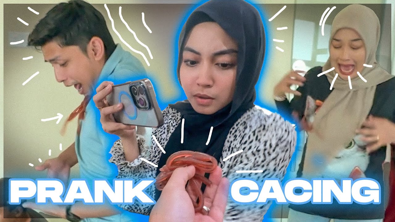 PRANK CACING AI TEAM!! SEMUA MENJERIT