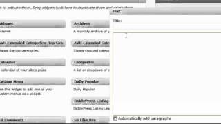 How To Create HTML Widgets In Wordpress Without Having To Know HTML