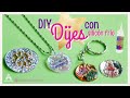 🌕 DIY 𝗗𝗜𝗝𝗘𝗦 con silicón frío y lentejuelas | RESULTADO 𝗚𝗘𝗡𝗜𝗔𝗟!!! 😊 | Colgantes de silicona