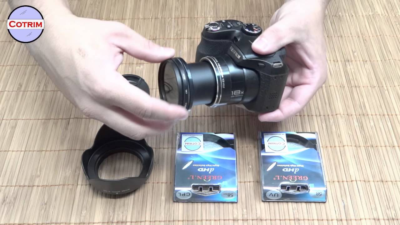 SLIP-ON FRONT LENS CAP DIRECTLY TO CAMERA FUJI S2950HD