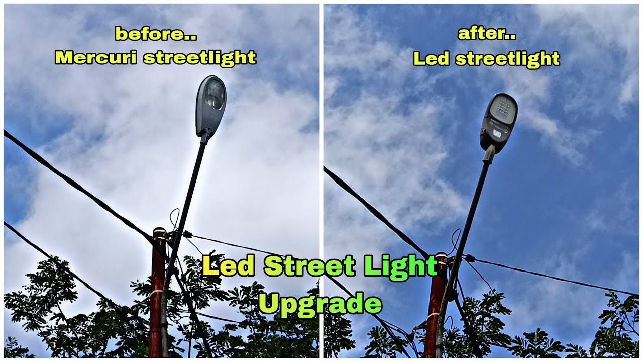 LED Street Light Upgrade - YouTube