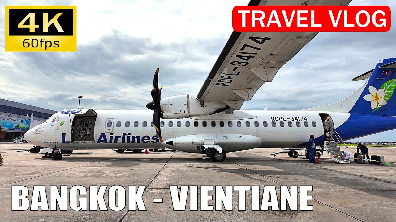 【TRAVEL VLOG】Traveling around China and South Easit Asia (3) : Bangkok - Vientiane [4K60p]