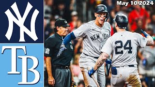 New York Yankees vs. Tampa Bay Rays Highlights , May 10 2024 | MLB Season 2024