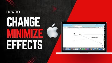 How to Change Minimize Window Effect on Macbook