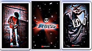 ATTITUD KIS KAM KA BAHAN***😎🔥||Alight Motion Video Editing || Tending Video Editing