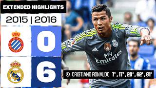 ESPANYOL 0-6 REAL MADRID 2015/16 | Uitgebreide Hoogtepunten