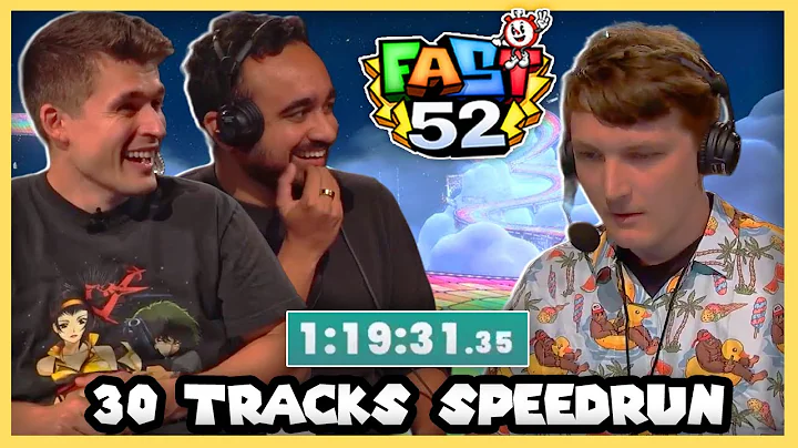 Logan shows Ludwig & Squeex INSANE Tricks for Mario Kart World Speedrun (30 Tracks)