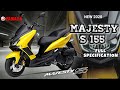 2020 yamaha majesty s 155 new maxiscooter in the market  full specification