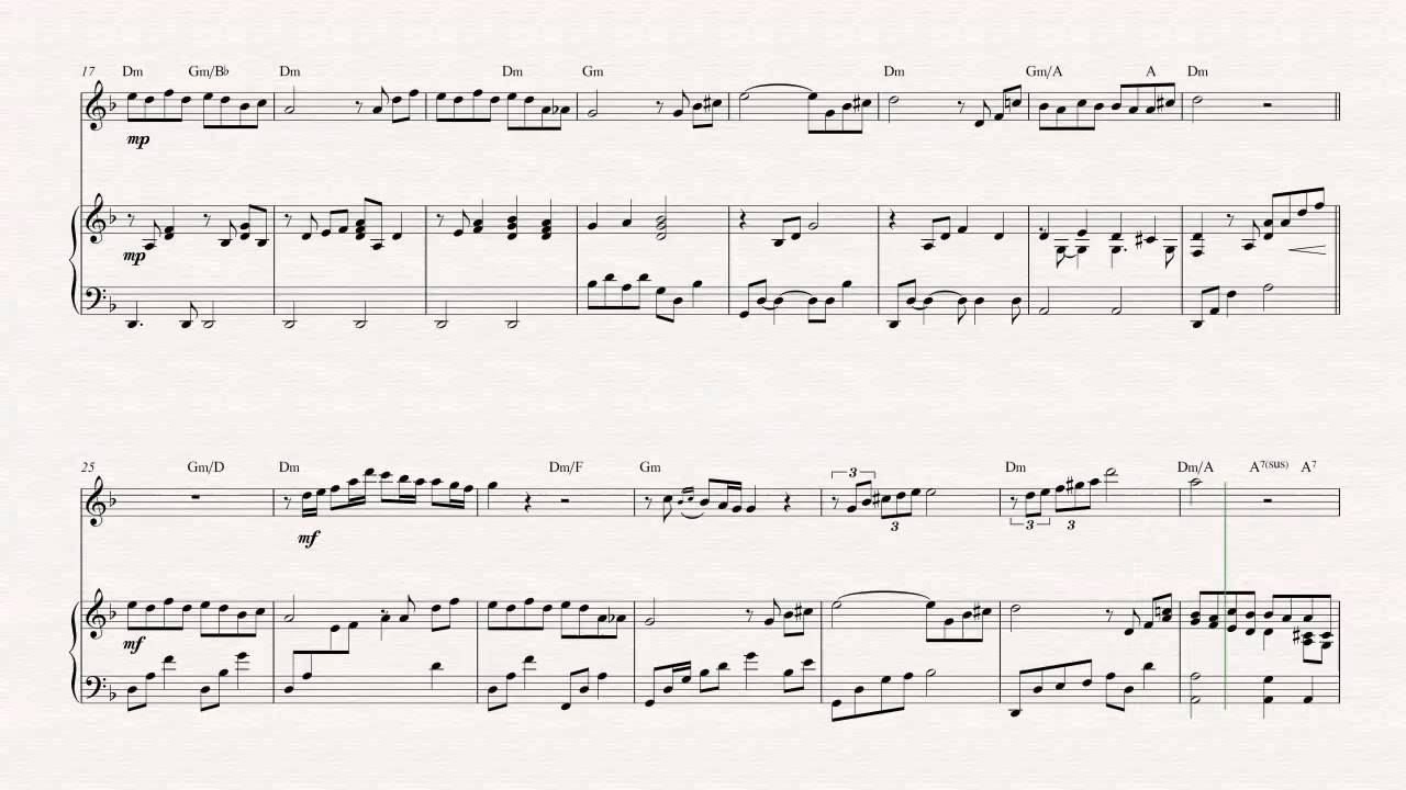 Violin - Godfather - Theme - Sheet Music, & Vocals - YouTube