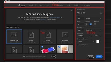 Adobe Photoshop Quick Tips (2019-003) - The New Document Dialogue Box
