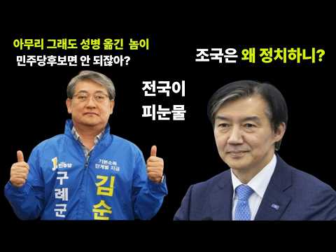 아무리 그래도 <strong>성병</strong> 옮긴 놈이 민주당후보면 안되자너. 전국이 피눈물. 조국은 왜 정치하니?