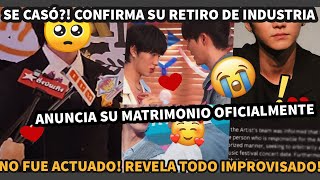 SE CASÓ! ACTOR CONFIRMA SU RETIRO DE LA INDUSTRIA!😭#zeenunew #jeffbarcode #yoonton #bossnoeul 