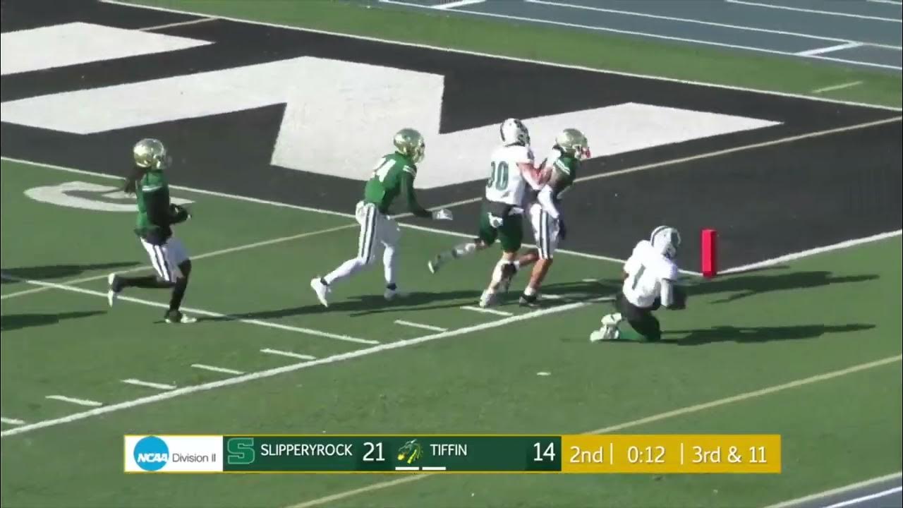 2023 sru football highlights vs tiffin youtube