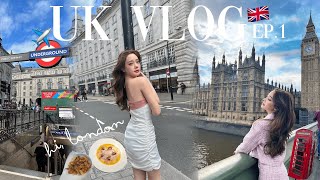 UK Vlog ep.1🇬🇧❤️| Hello London, 📍check in ร้านดังในลอนดอน🥐, พาไปเลเซอร์ลบรอยแผลเป็น✨|Beamsareeda