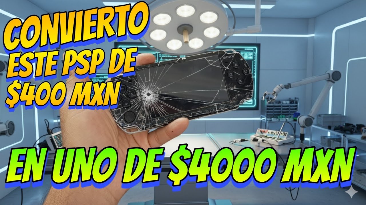 Encuentro un PSP DAÑADO por $20Usd y lo CONVIERTO en uno de $200Usd #psp #playstation #gamer #retro