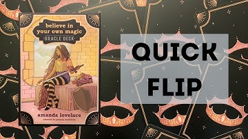 Believe in Your Own Magic Oracle Deck Quick Flip
