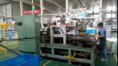 Full automatic aluminum car radiator core builder line