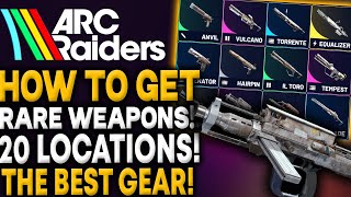 Arc Raiders - 20 Rare Weapon Locations - Rare Weapon Crate Locations & Blueprints