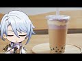 Genshin Impact: Ayato's favorite boba milk tea "Milk Tea Medley" /  原神料理 神里綾人の大好きなタピオカ 五目ミルクティー再現