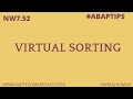 Virtual Sorting | Learn What is Virtual Sorting | Where we can use | How to Use | NW 7.52