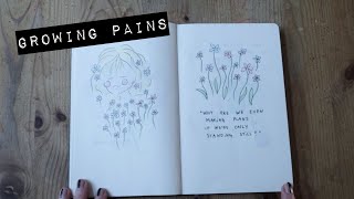 idatherese - Growing Pains (lyric video ✎SKETCHES EP)