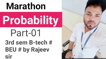 Marathon || Probability || 3rd sem B-tech #BEU#
