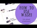 How to Use Washi In Your Planner