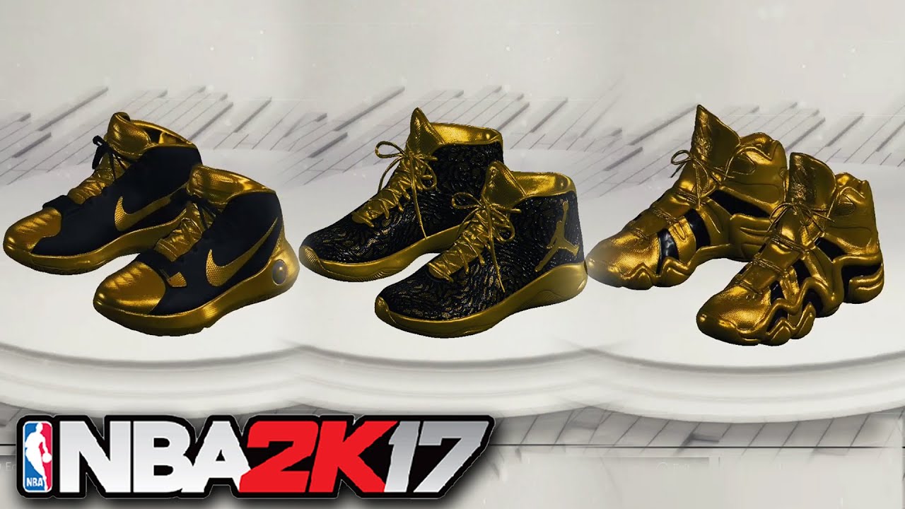 custom shoes 2k17 METHOD and Gold Make NBA Shiny Shoes 2K17 (EASY How to custom shoes 2k17 METHOD and Gold Make NBA Shiny Shoes 2K17 (EASY How to