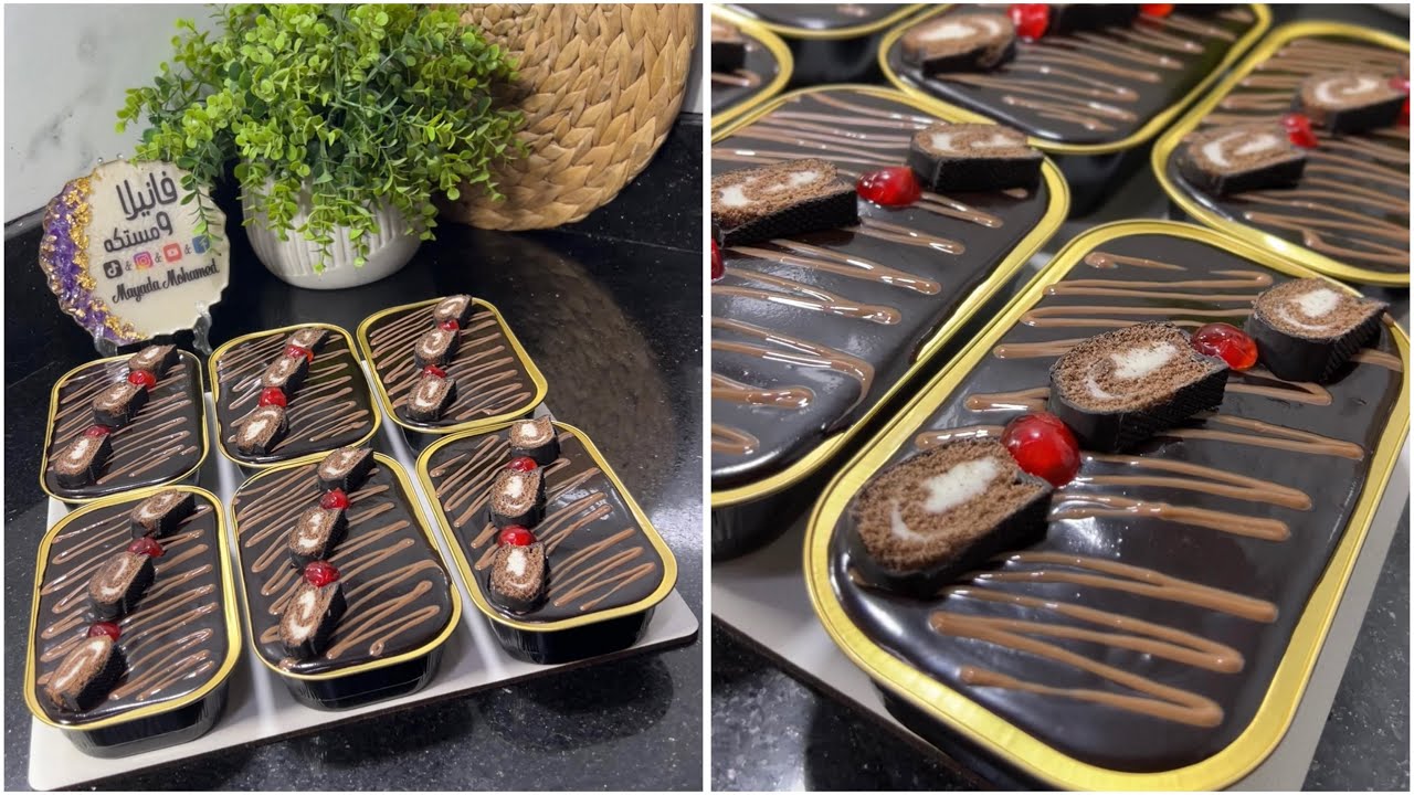 كبات كيك الهوهوز السعاده كلها جو البوكس جربو الوصفه هاتبهركم مشروع الحلويات من البيت😋 #كيك_شوكولاته