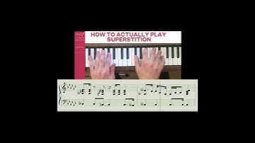 Stevie Wonder "Superstition" Vulf tutorial with notation added