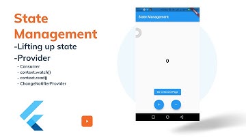 Flutter State Management | Customized Counter App Using Provider | Lifting up State