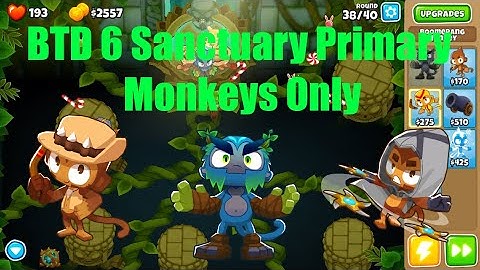 BTD 6 - Sanctuary Primary Monkeys Only
