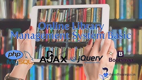 Online Library Management System Basic with PHP and MySQL