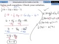 Solving Equations with Variables on Both Sides