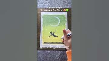 PETERPAN 💫😍 #art #drawing #tutorial #youtubeshorts #shorts #viral #fyp #fairy #cute #stars #easy