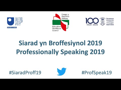 Siarad yn Broffesiynol 2019 / Professionally Speaking 2019