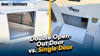 Custom Boat Doors: Double Open Out Door