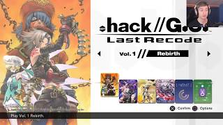 .hack//G.U. Last Recode pt1 - Intro: Talking about .hack, checking out title menu