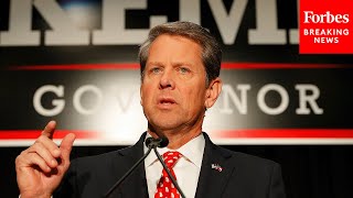 Georgia Gov. Brian Kemp Gives Briefing On Preparations For Impending Winter Weather