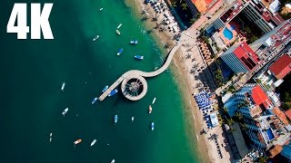 Puerto Vallarta desde el aire - 4K