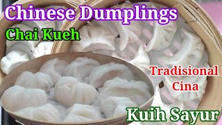 Resepi Chai Kueh | Chinese Dumplings | วิธีทําขนมกุยช่าย