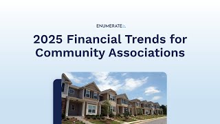 2025 Financial Trends for Community Associations