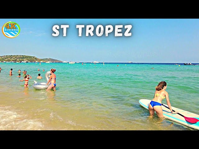 4k Beach Walk In Saint Tropez 💛 One of the Most Beautiful French