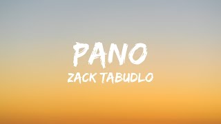 Zack Tabudlo - Pano (Lyrics)